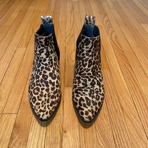 Dolce Vita leopard bootie